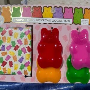 Gummy Bears Passport Case and 2 Sets of Luggage Tags